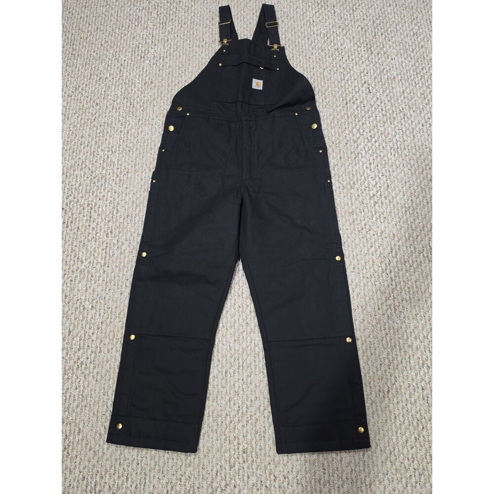NWT Carhartt Insulated Double Knee Padded Overalls Size Large Regular OR6672-M
